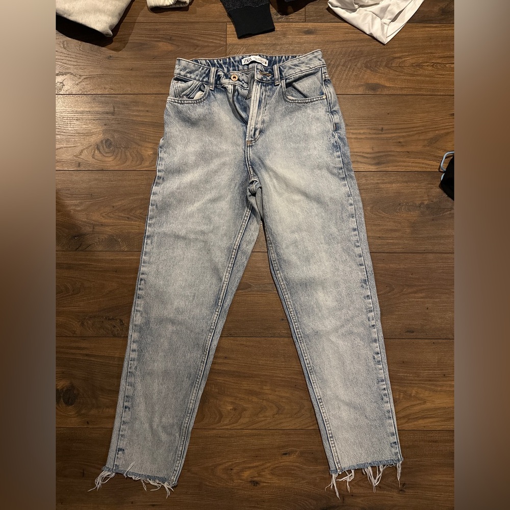 zara mom jeans